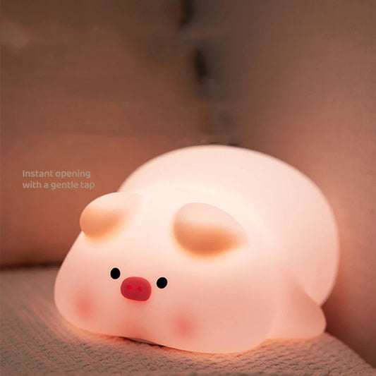 Soft Glow Silicone Night Light Doll