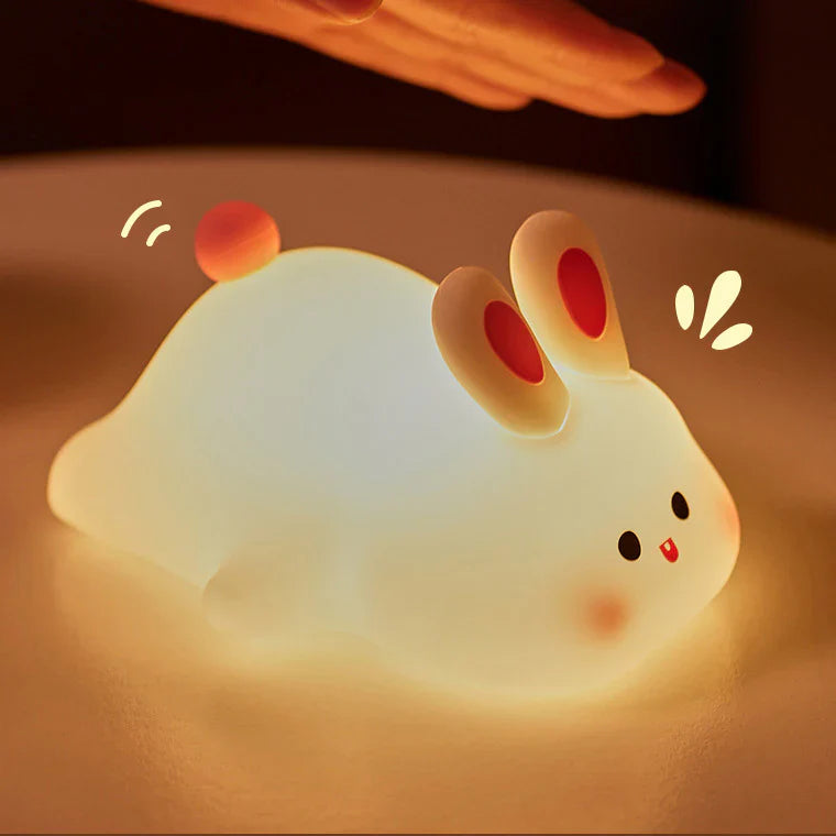 Soft Glow Silicone Night Light Doll